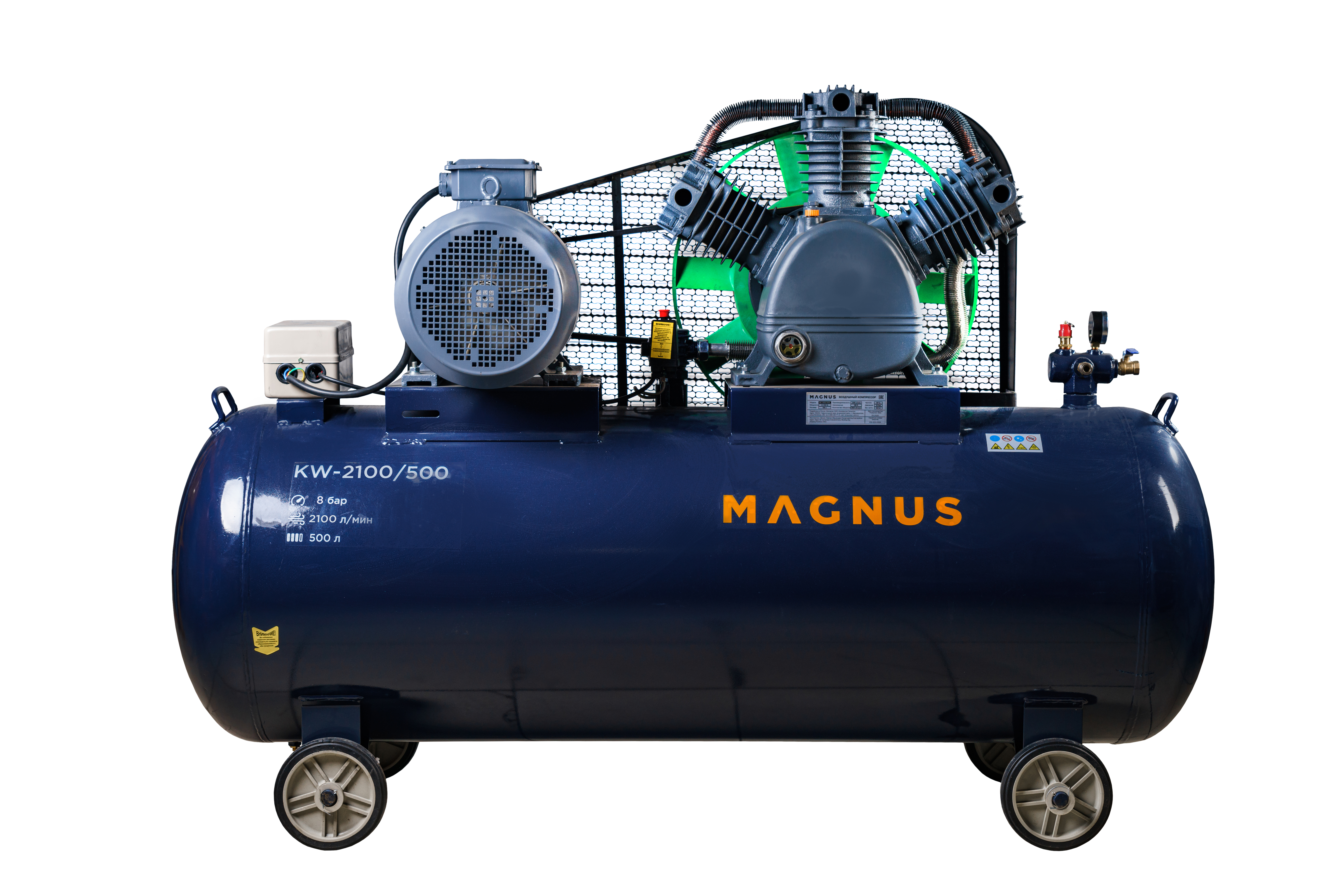 Компрессор воздушный Magnus KW-2100/500S (10атм.,15,0кВт.,380В,Ф120) в Сургуте